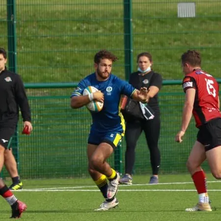 Anwar running with the ball on match day